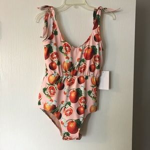 Kortni Jeane High waisted one piece swimsuit